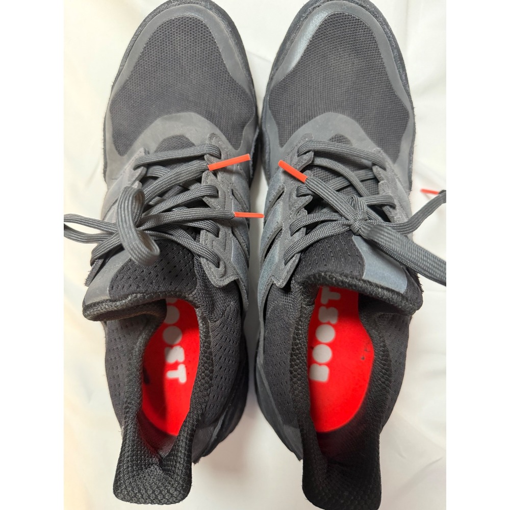 Adidas Ultra Boost Triple Black Red Aglet Running Shoes Mens Sneakers Low Top